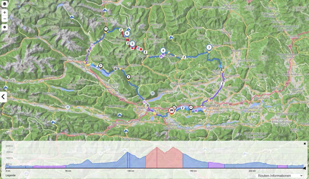 Tourtag 1 Nockalm im Regen