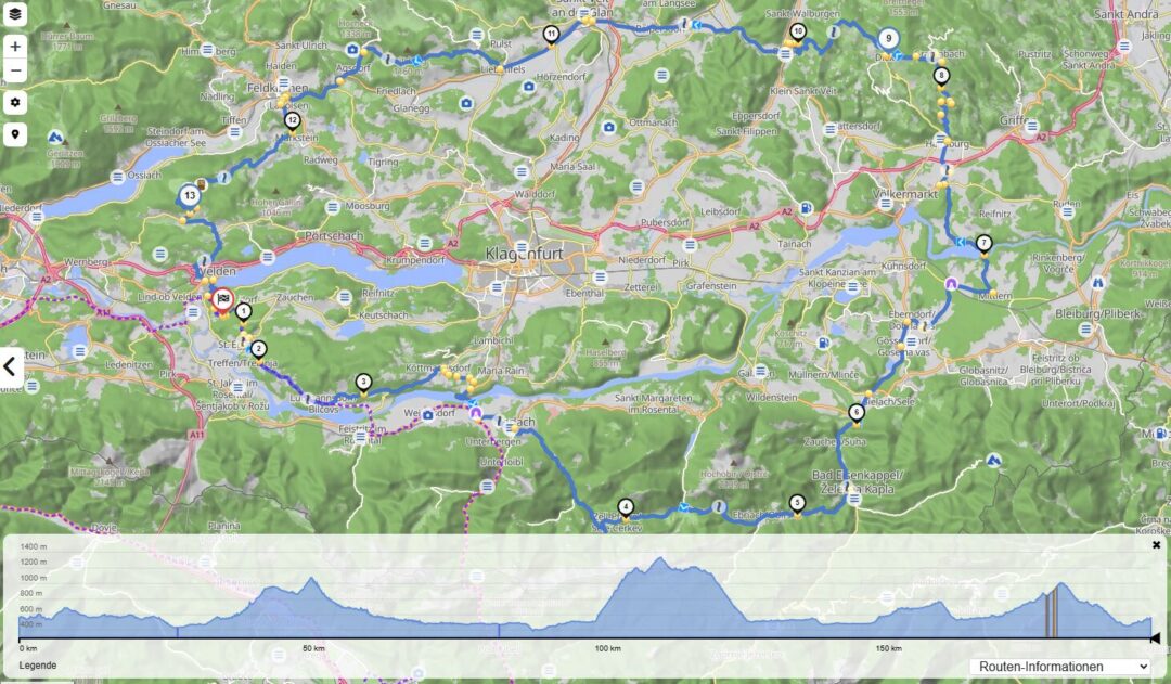 Tourtag 3 Klagenfurter Becken