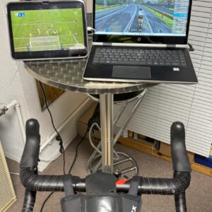 Zwift und Fernsehen